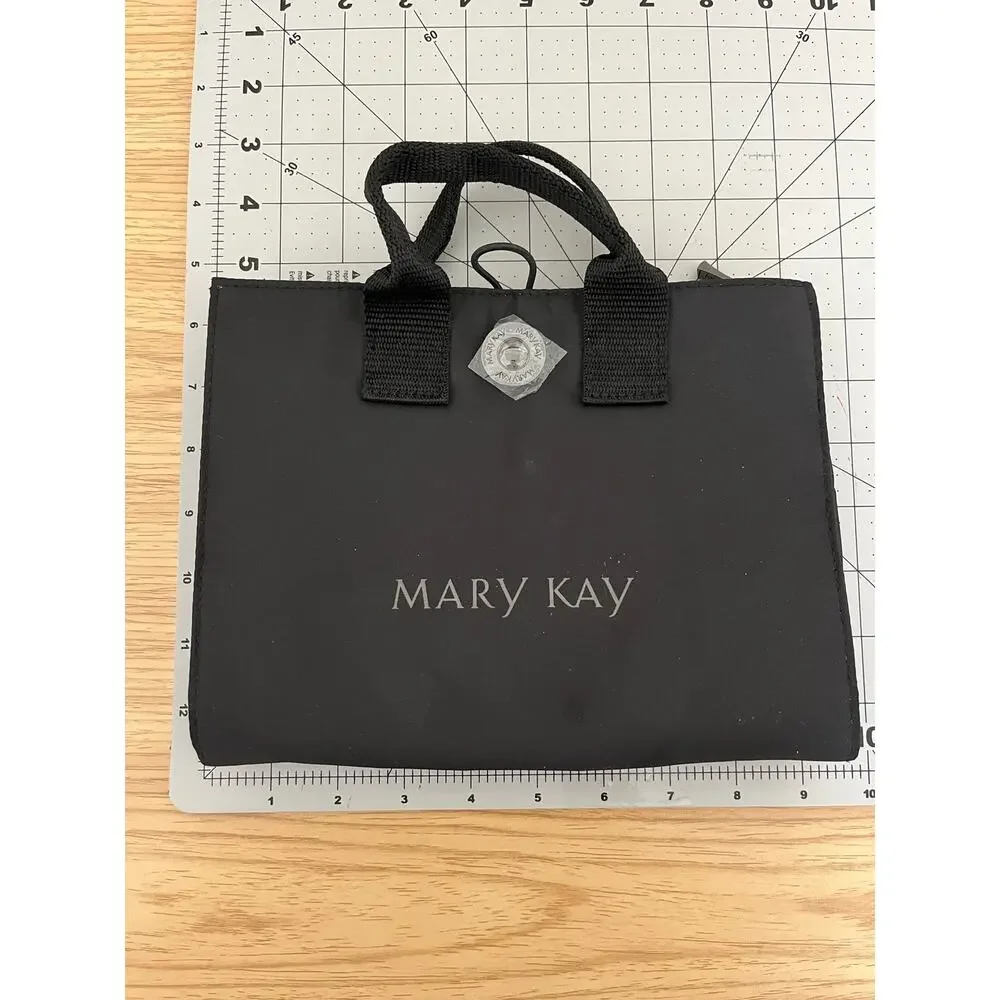 Mary Kay Travel Makeup Brush Organizer Case with Brush Set & Removable Pouch New